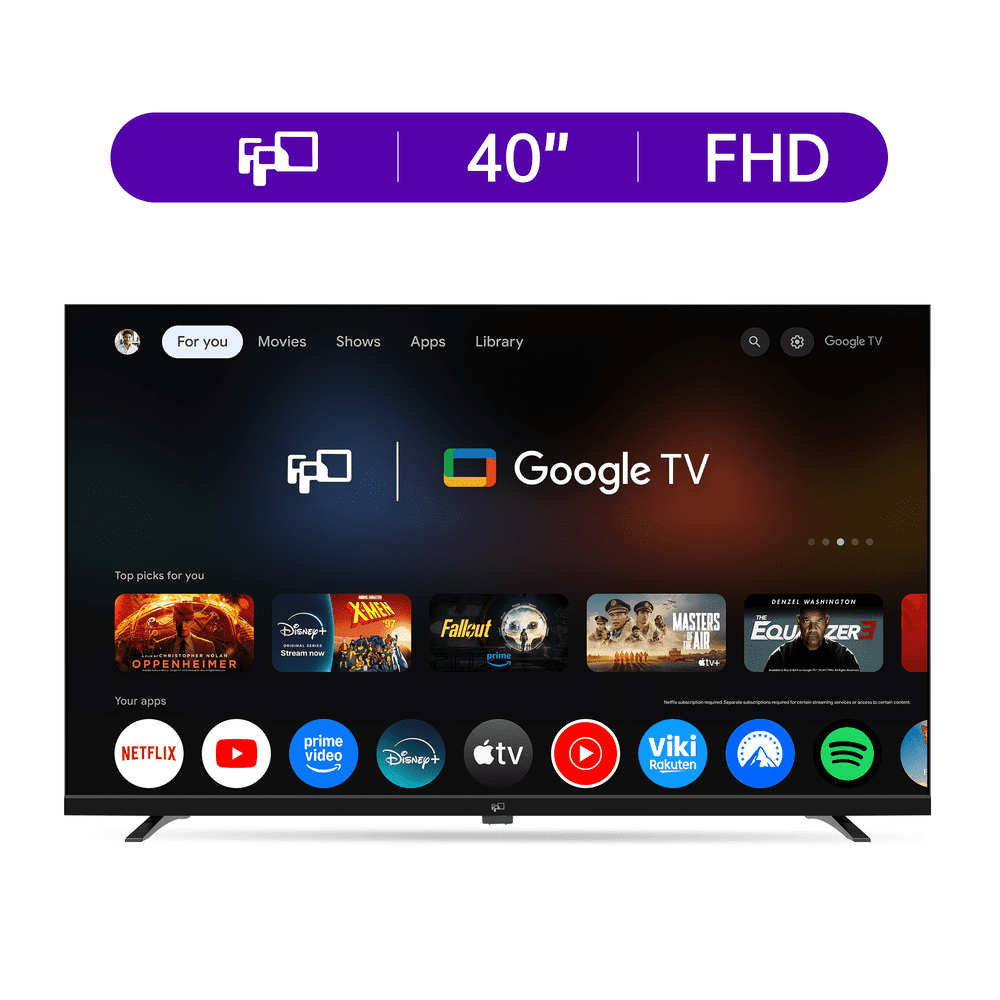 FPD Palette Series CG40-P3 40" 1080p HDR LED HD Smart TV: $169.90 FPD Palette Series CG40-P3 40" 1080p HDR LED HD Smart TV: $169.90
