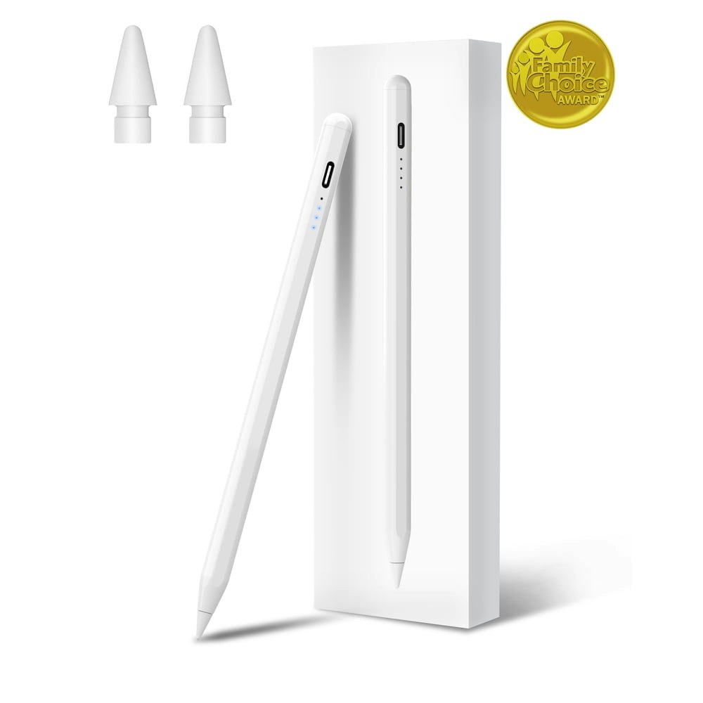 Stylus Pen for iPad 2018-2025 White: $10.99