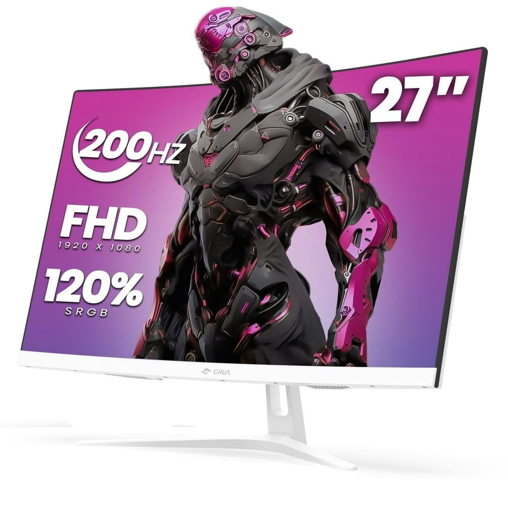 CRUA 27" 1080p FreeSync Curved Monitor: $119.19
