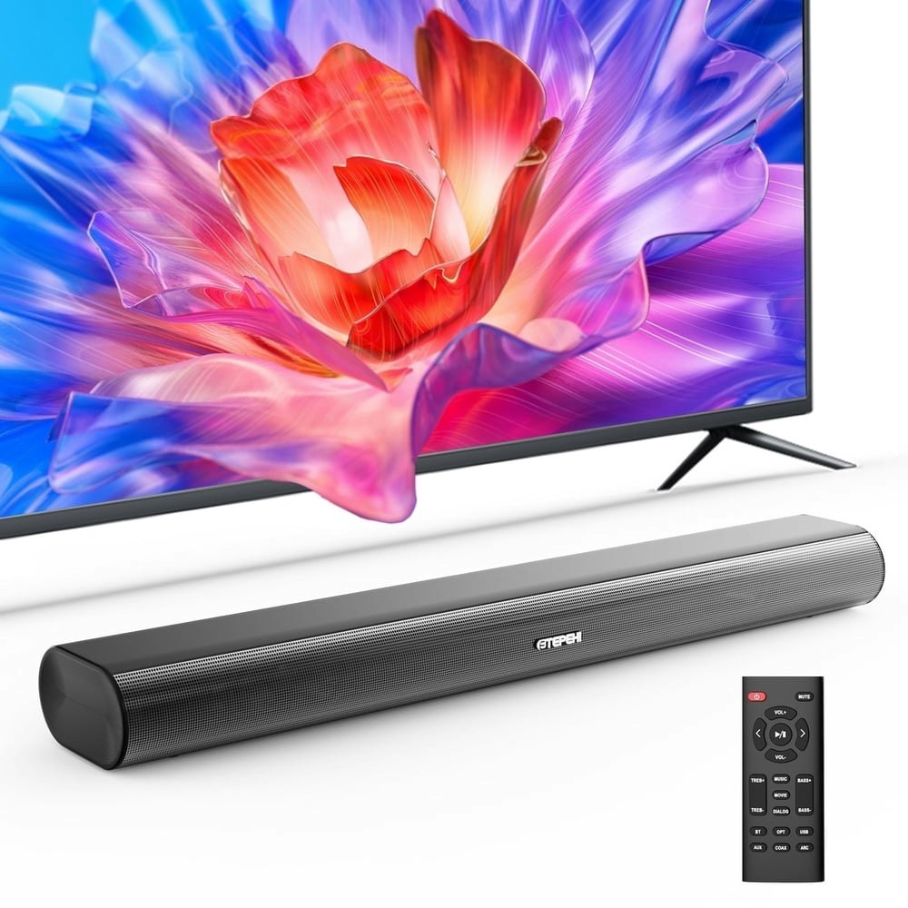 2.0 Channel 60W Bluetooth Sound Bar 22": $45.69 2.0 Channel 60W Bluetooth Sound Bar 22": $45.69