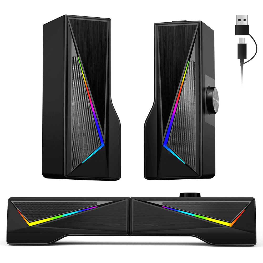 Ayedloe 2.0 Stereo Computer Speakers: $29.89