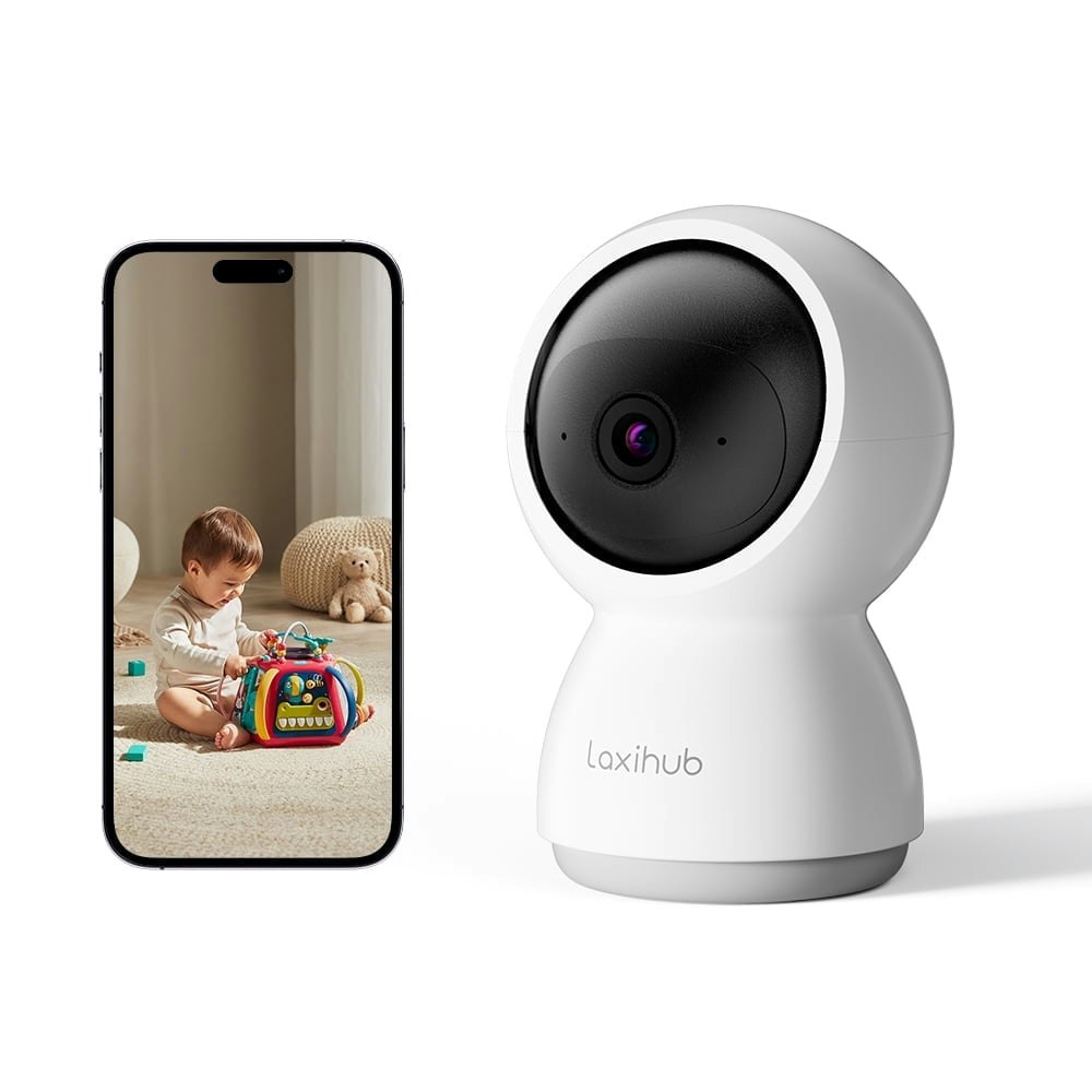 Laxihub Indoor 2K PTZ Security Camera: $15.12