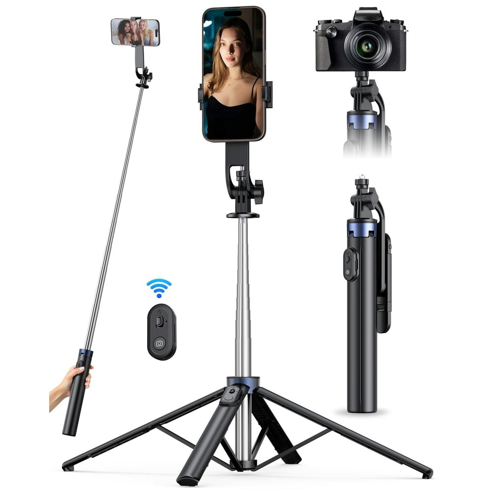 Frsara 71" Extendable Phone Tripod and Selfie Stick with Wireless Remote: $13.99 Frsara 71" Extendable Phone Tripod and Selfie Stick with Wireless Remote: $13.99