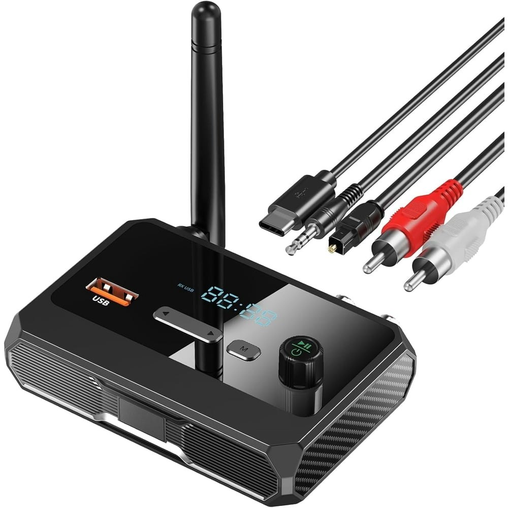 Bluetooth 5.3 RCA Receiver Adapter for Home Stereo: $17.99 Bluetooth 5.3 RCA Receiver Adapter for Home Stereo: $17.99