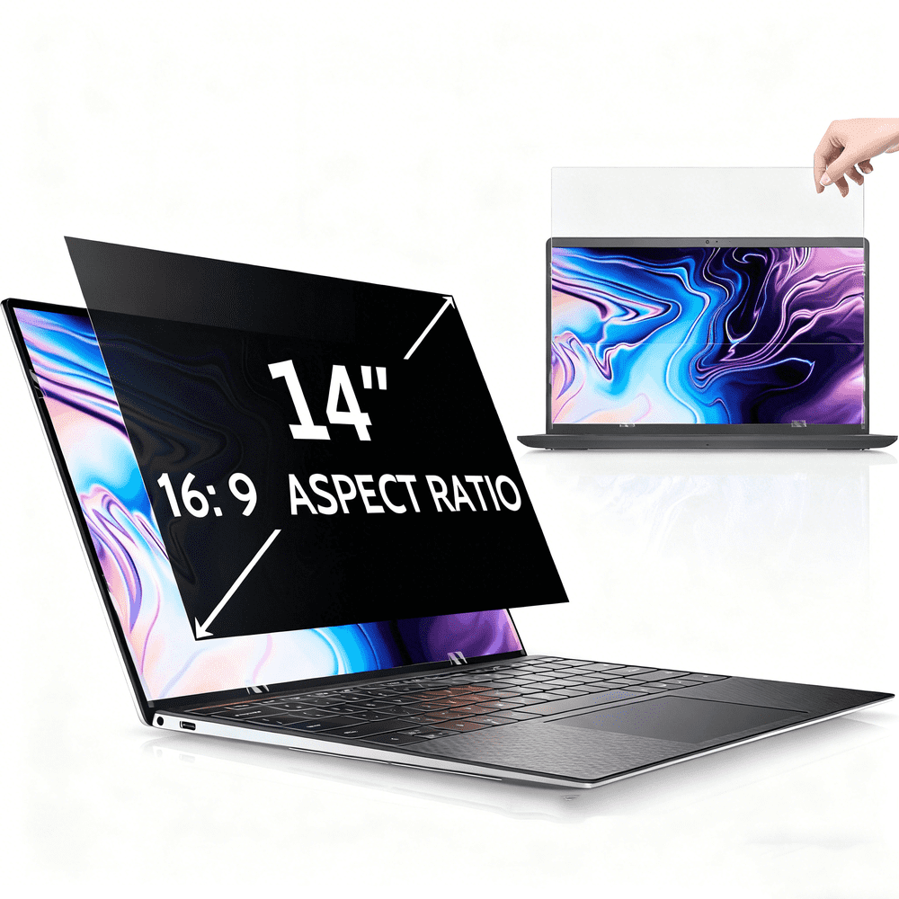 Jous 14" Laptop Privacy Screen 1-Pack: $12.69