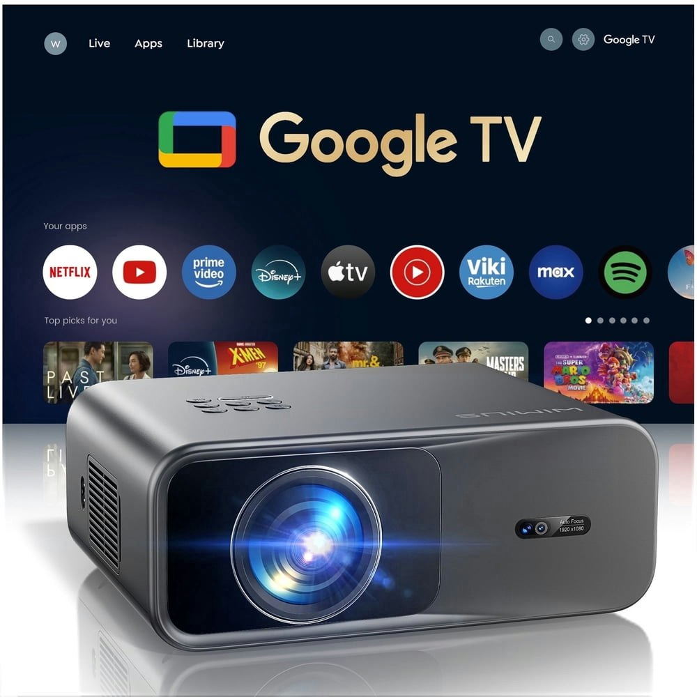 Wimius 4K Google TV Projector: $205.99 Wimius 4K Google TV Projector: $205.99