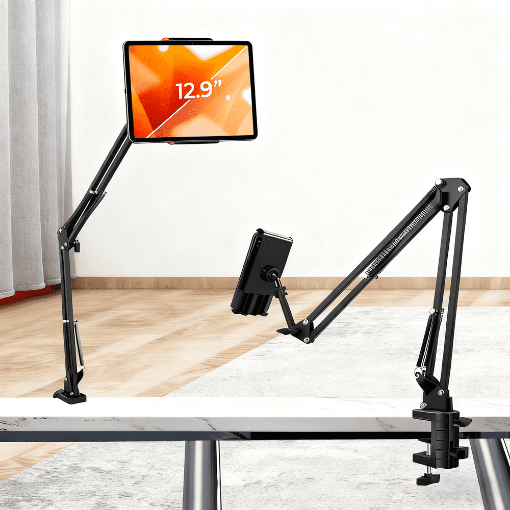 TIKBBRMG Adjustable Phone and Tablet Clamp Stand with Flexible Arm: $21.33 TIKBBRMG Adjustable Phone and Tablet Clamp Stand with Flexible Arm: $21.33