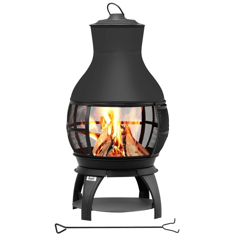Bali Outdoors Outdoor Wood Burning Chiminea Fire Pit: $136.99 Bali Outdoors Outdoor Wood Burning Chiminea Fire Pit: $136.99