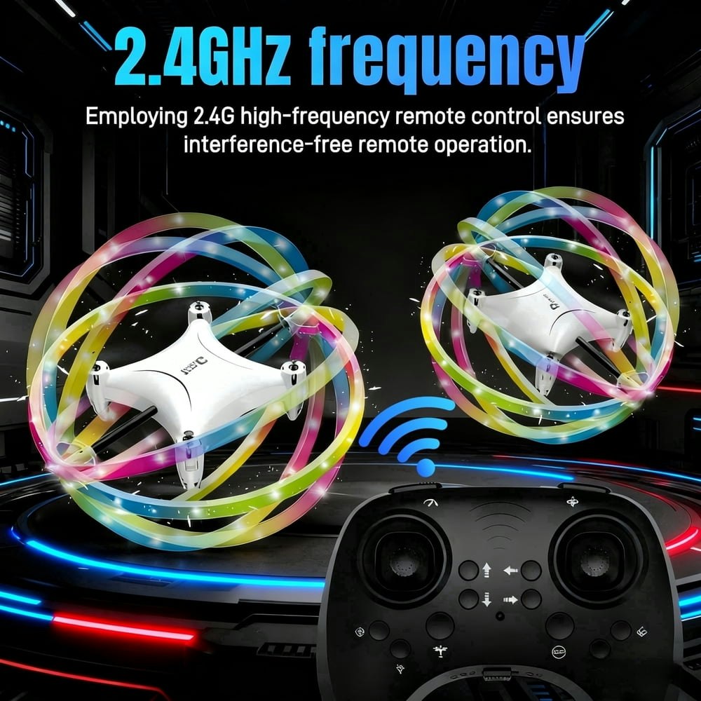 Mini LED Stunt Drone with 2.4GHz Remote Control: $34.18