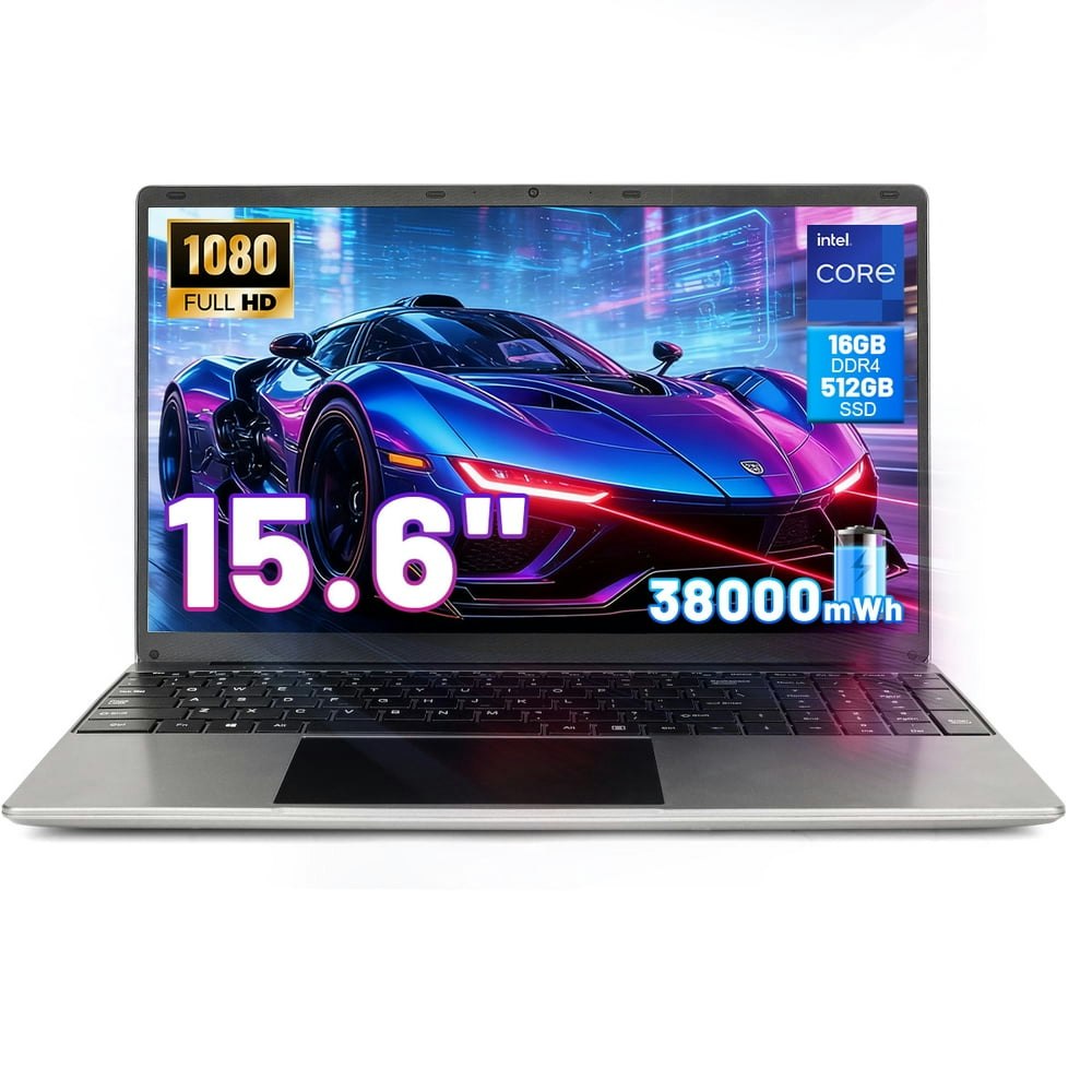 AEEZO 15.6-Inch 16GB RAM 512GB SSD Laptop: $329.99