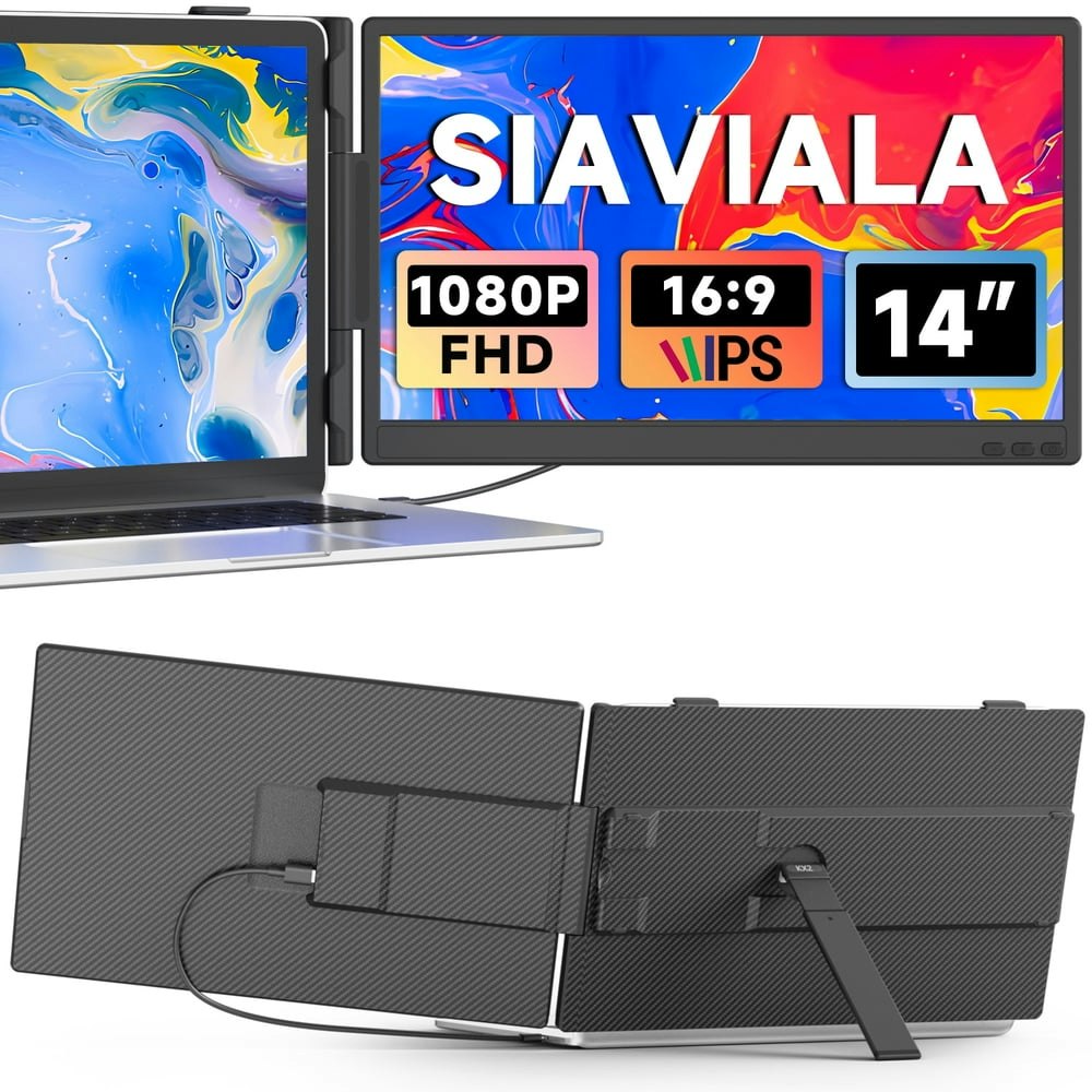 14" 1080p HDR IPS Portable Laptop Screen Extender Monitor: $89.59