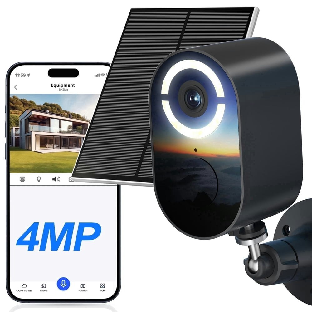 2K Solar Wireless Outdoor Security Camera: $32.39 2K Solar Wireless Outdoor Security Camera: $32.39