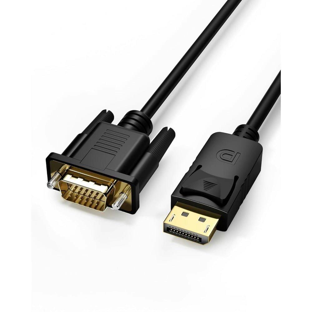 DisplayPort to VGA Cable 6-Foot: $11.69 DisplayPort to VGA Cable 6-Foot: $11.69