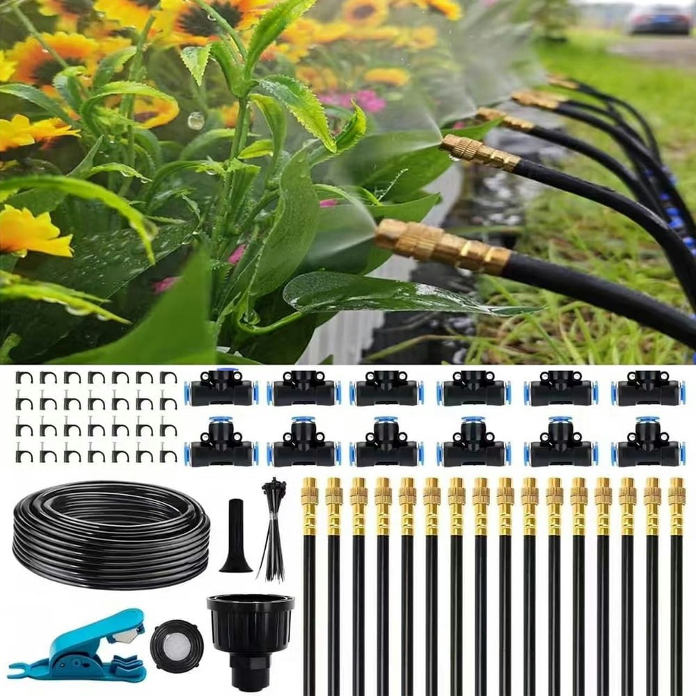 50 ft Drip Irrigation Kit with Adjustable Nozzles and Quick Connect: $21.99 50 ft Drip Irrigation Kit with Adjustable Nozzles and Quick Connect: $21.99