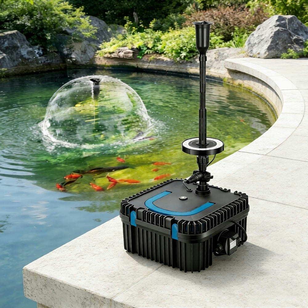 Specstar RGB Pond Filter Fountain 690 GPH: $62.99 Specstar RGB Pond Filter Fountain 690 GPH: $62.99