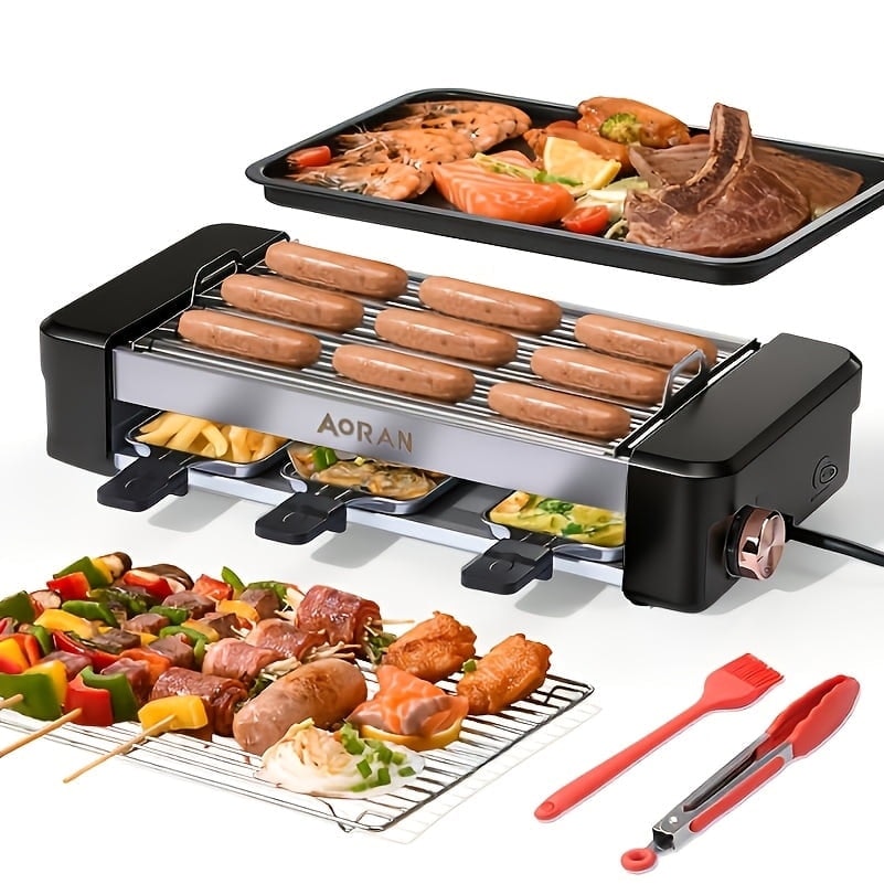 Aoran Indoor 6-Tube Sausage Grill and Hot Dog Cooker: $40.94