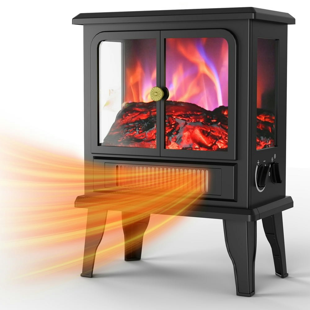 LifePlus 19" Freestanding Electric Fireplace Heater: $59.99