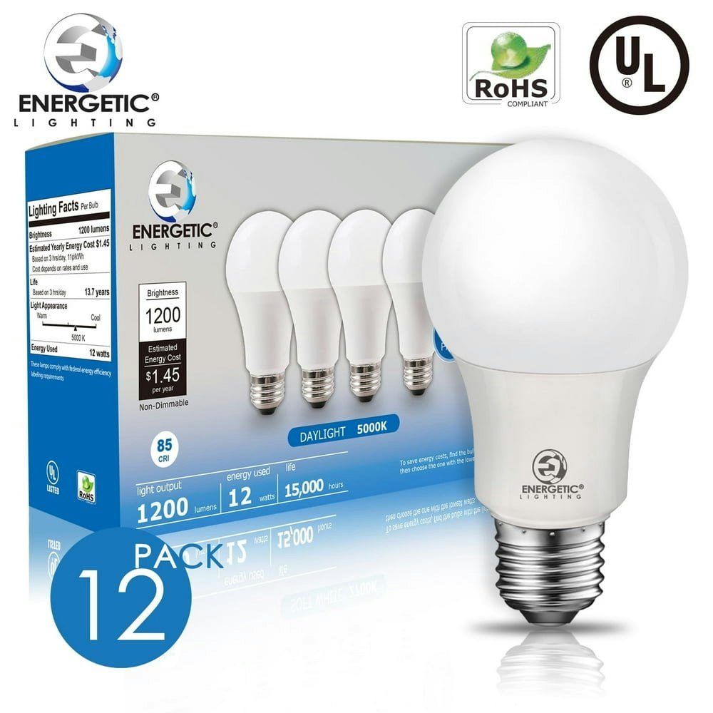 Energetic A19 LED Light Bulb 12-Pack: $18.05 Energetic A19 LED Light Bulb 12-Pack: $18.05