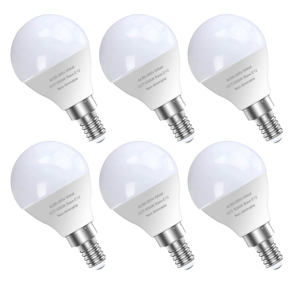 Bright A15 E12 LED Ceiling Fan Light Bulbs 6-Pack: $10.79 Bright A15 E12 LED Ceiling Fan Light Bulbs 6-Pack: $10.79