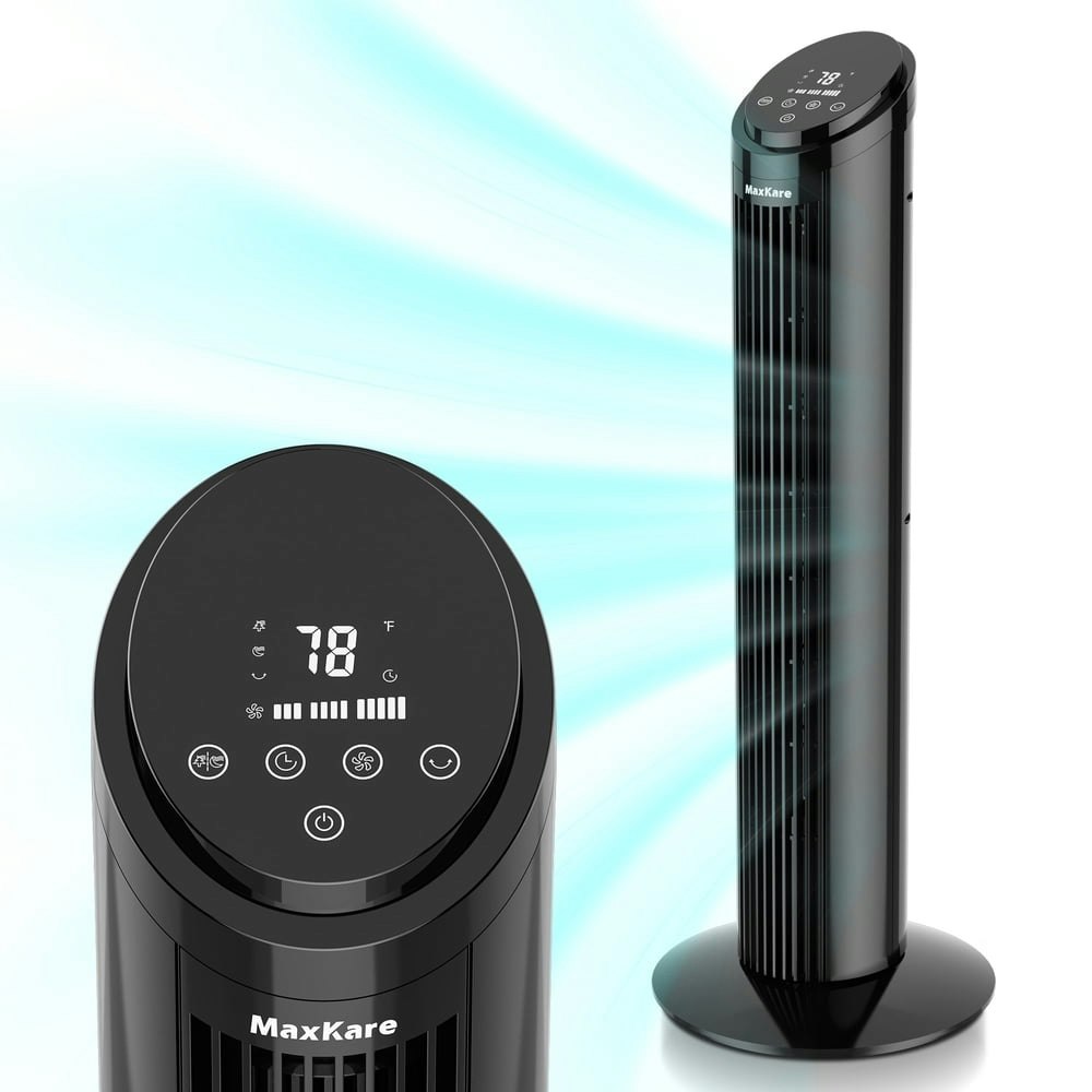 Maxkare 3-Speed Oscillating Tower Fan with Remote: $41.99 Maxkare 3-Speed Oscillating Tower Fan with Remote: $41.99
