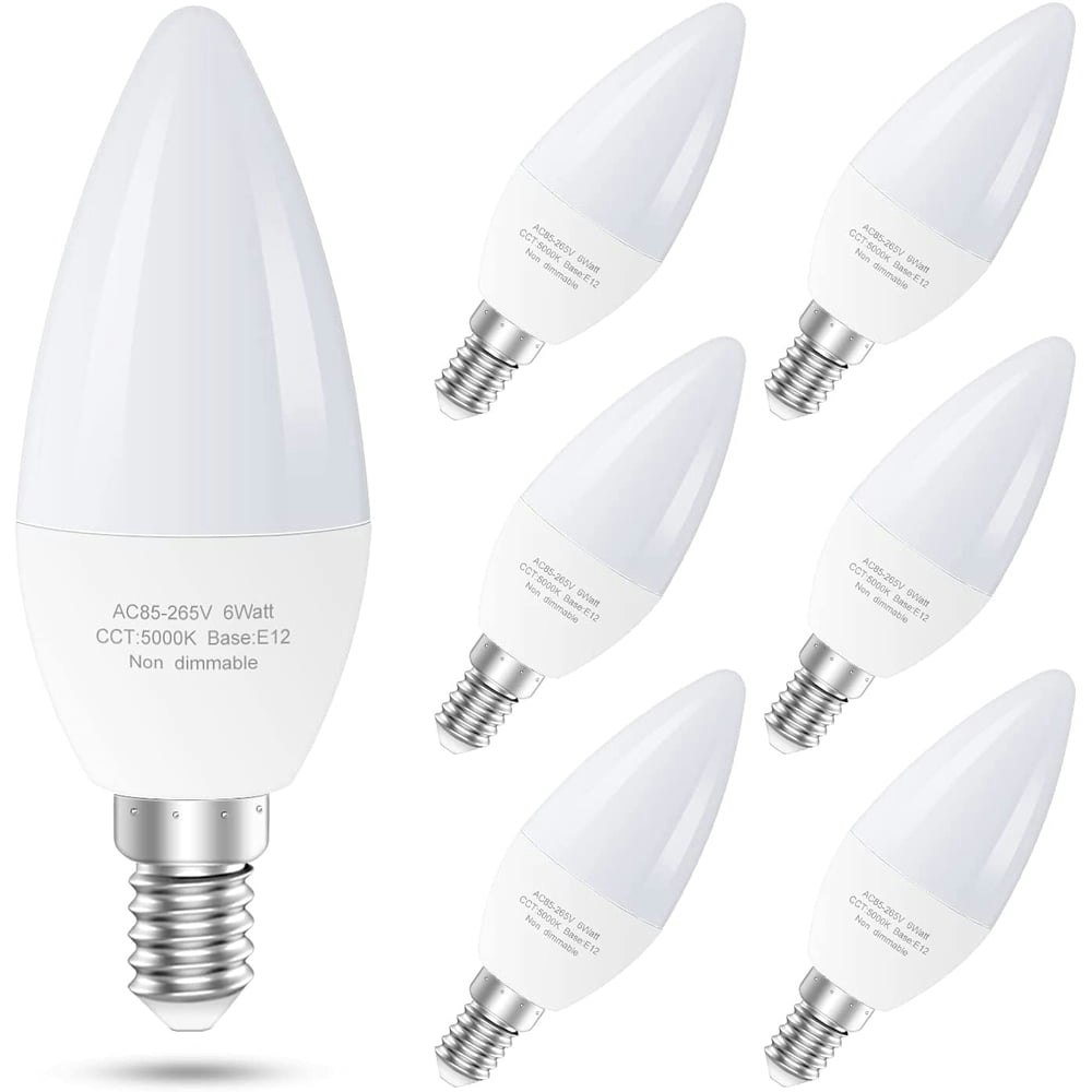 Gosche E12 LED Ceiling Fan Light Bulbs 6-Pack: $10.78 Gosche E12 LED Ceiling Fan Light Bulbs 6-Pack: $10.78