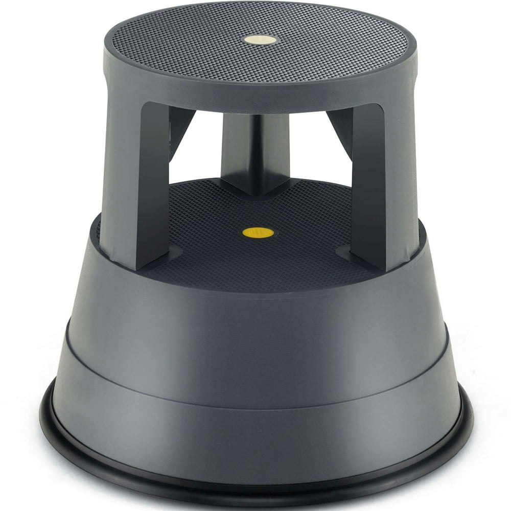 Costway Rolling Kick Step Stool 330 lb Capacity Gray: $46.99