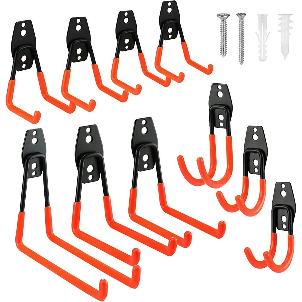 ValueMax Utility Garage Storage Hooks and Hangers 10-Pack: $17.99 ValueMax Utility Garage Storage Hooks and Hangers 10-Pack: $17.99