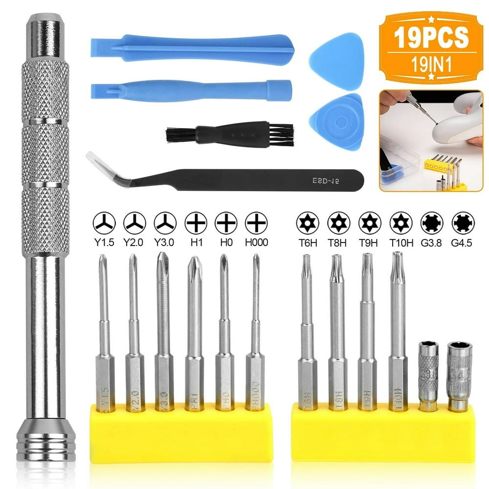 TSV 19-in-1 Torx Screwdriver Repair Tool Set for PS5 PS4 Nintendo Switch Xbox One: $10 TSV 19-in-1 Torx Screwdriver Repair Tool Set for PS5 PS4 Nintendo Switch Xbox One: $10