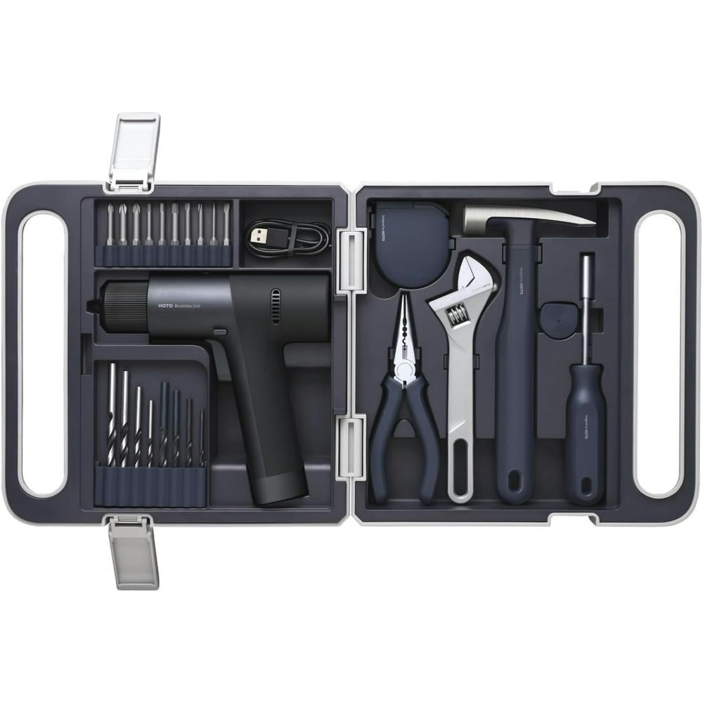 Hoto Cordless Brushless Drill Tool Set: $139.99