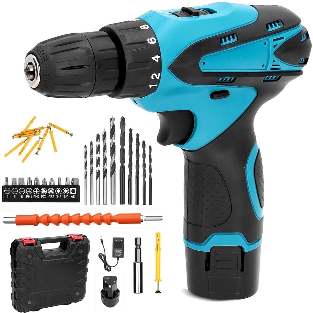 Deisngb 12V Cordless Drill Set with 42 Accessories: $22.59