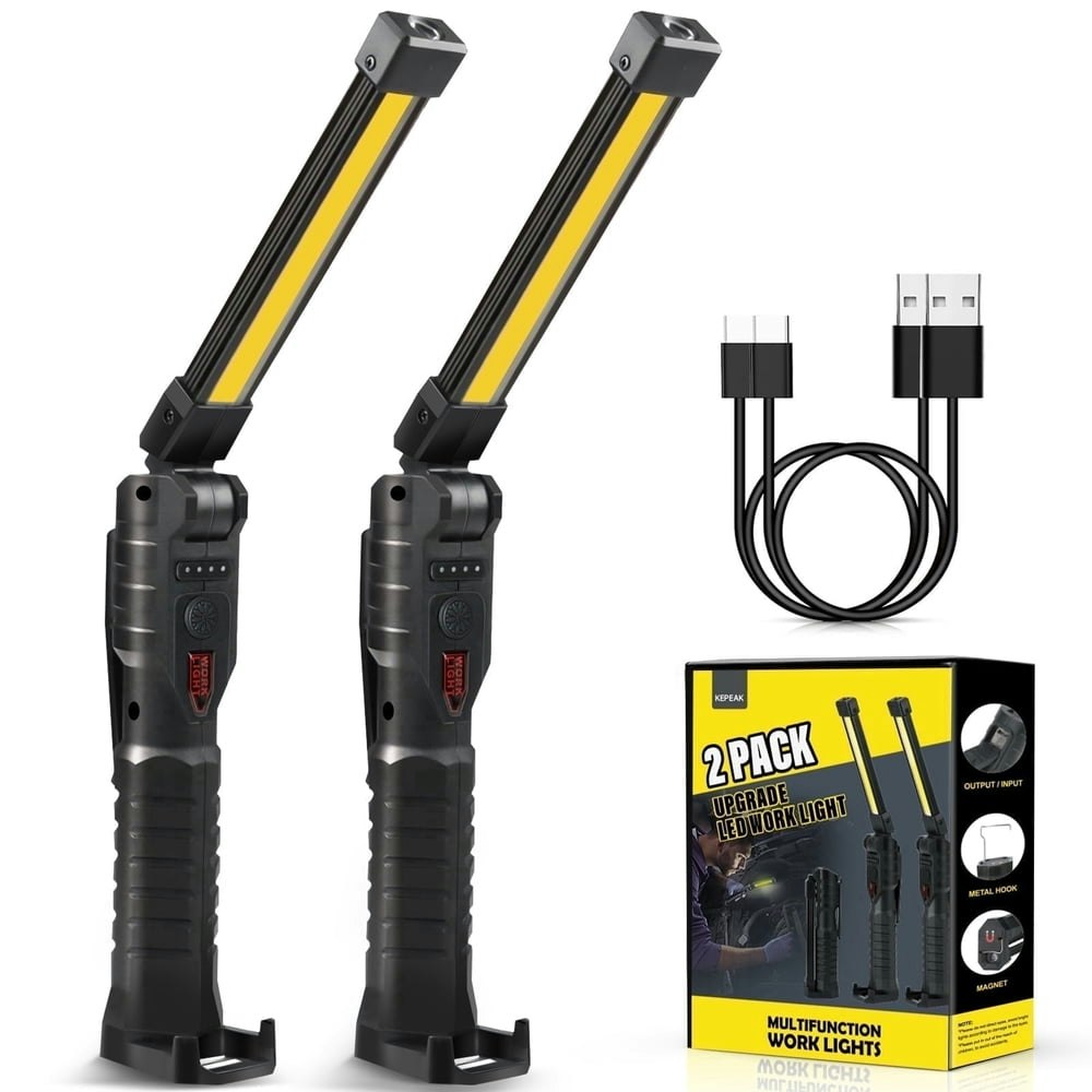 Welan Rechargeable Magnetic Work Light 2-Pack: $18.87 Welan Rechargeable Magnetic Work Light 2-Pack: $18.87