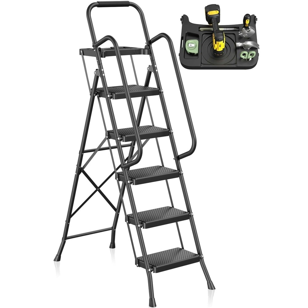 Joz 5-Step Folding Ladder: $108.99 Joz 5-Step Folding Ladder: $108.99