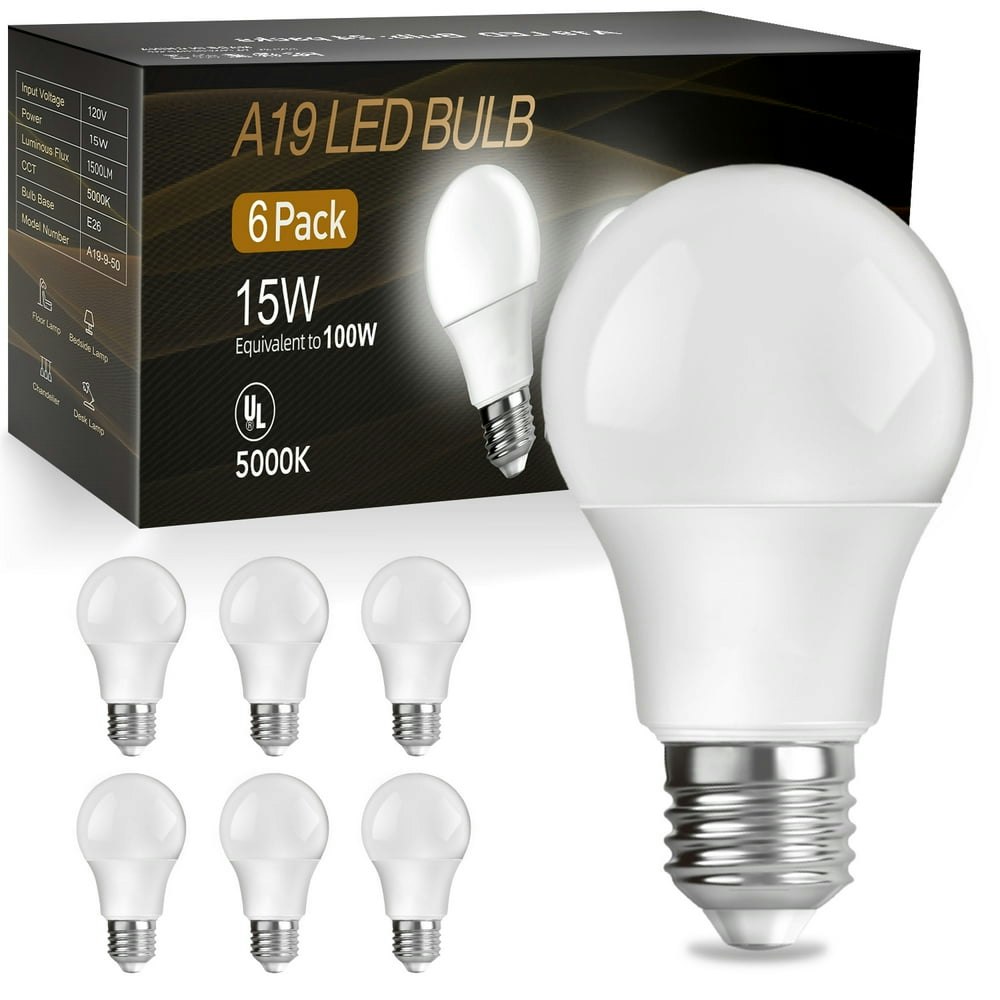 Daybetter A19 LED Light Bulbs 6-Pack: $9.99 Daybetter A19 LED Light Bulbs 6-Pack: $9.99
