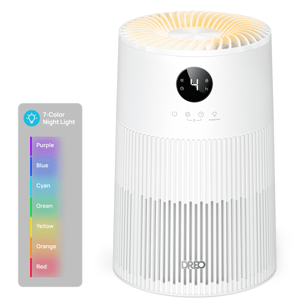 Dreo HEPA Air Purifier with 3-in-1 Filter and Night Light: $62.99 Dreo HEPA Air Purifier with 3-in-1 Filter and Night Light: $62.99