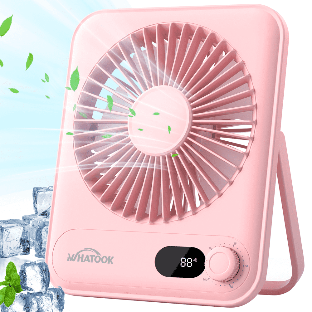 Portable Rechargeable Desk Fan 2000mAh: $11.99 Portable Rechargeable Desk Fan 2000mAh: $11.99