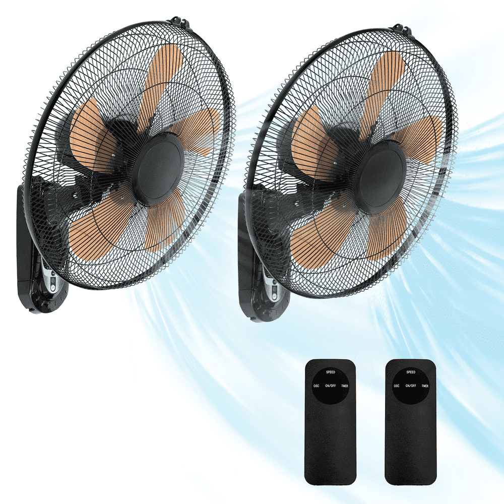 20" Wall Mount Oscillating Fan with Remote 2-Pack: $152.99 20" Wall Mount Oscillating Fan with Remote 2-Pack: $152.99