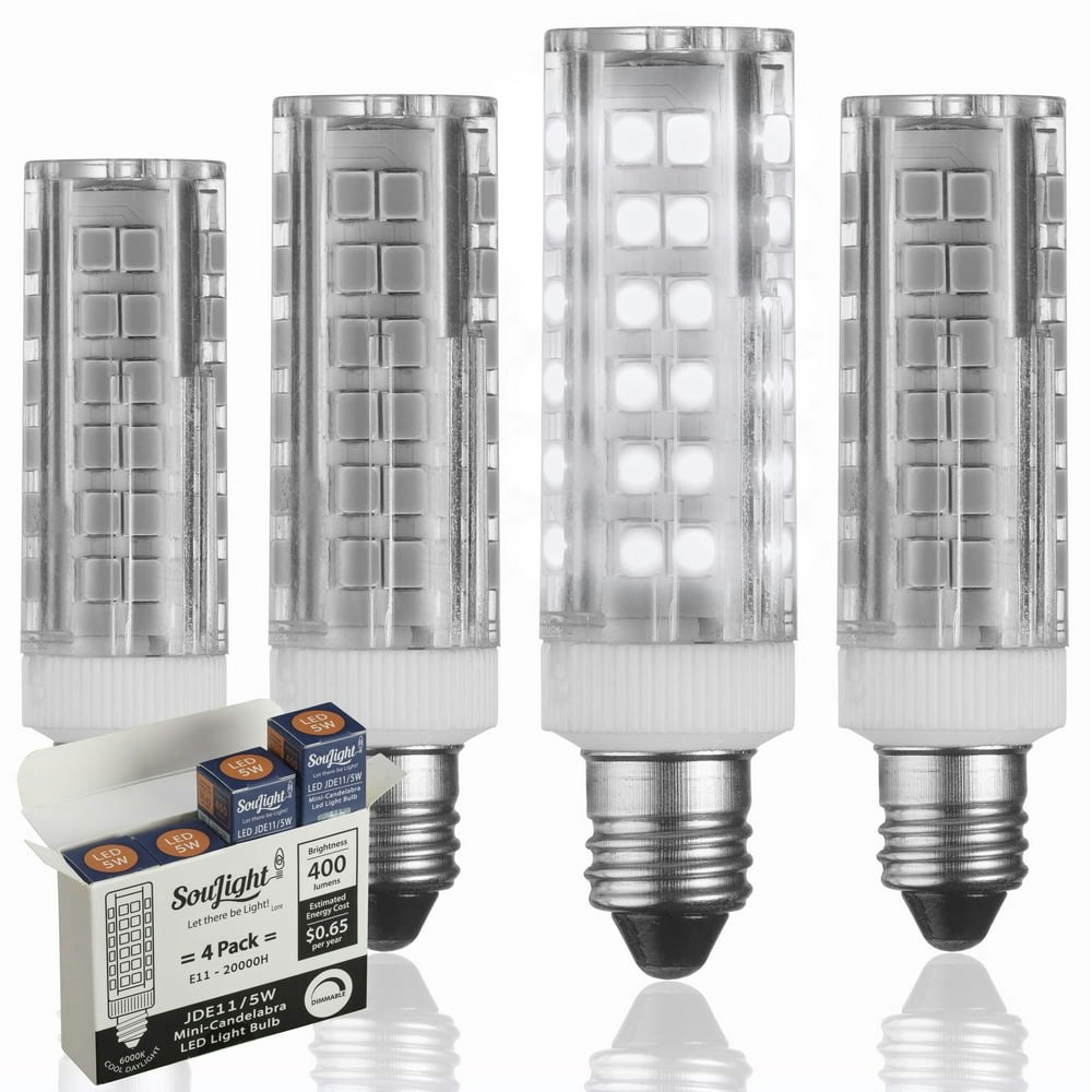 E11 Dimmable LED Bulbs 4-Pack: $10.13 E11 Dimmable LED Bulbs 4-Pack: $10.13