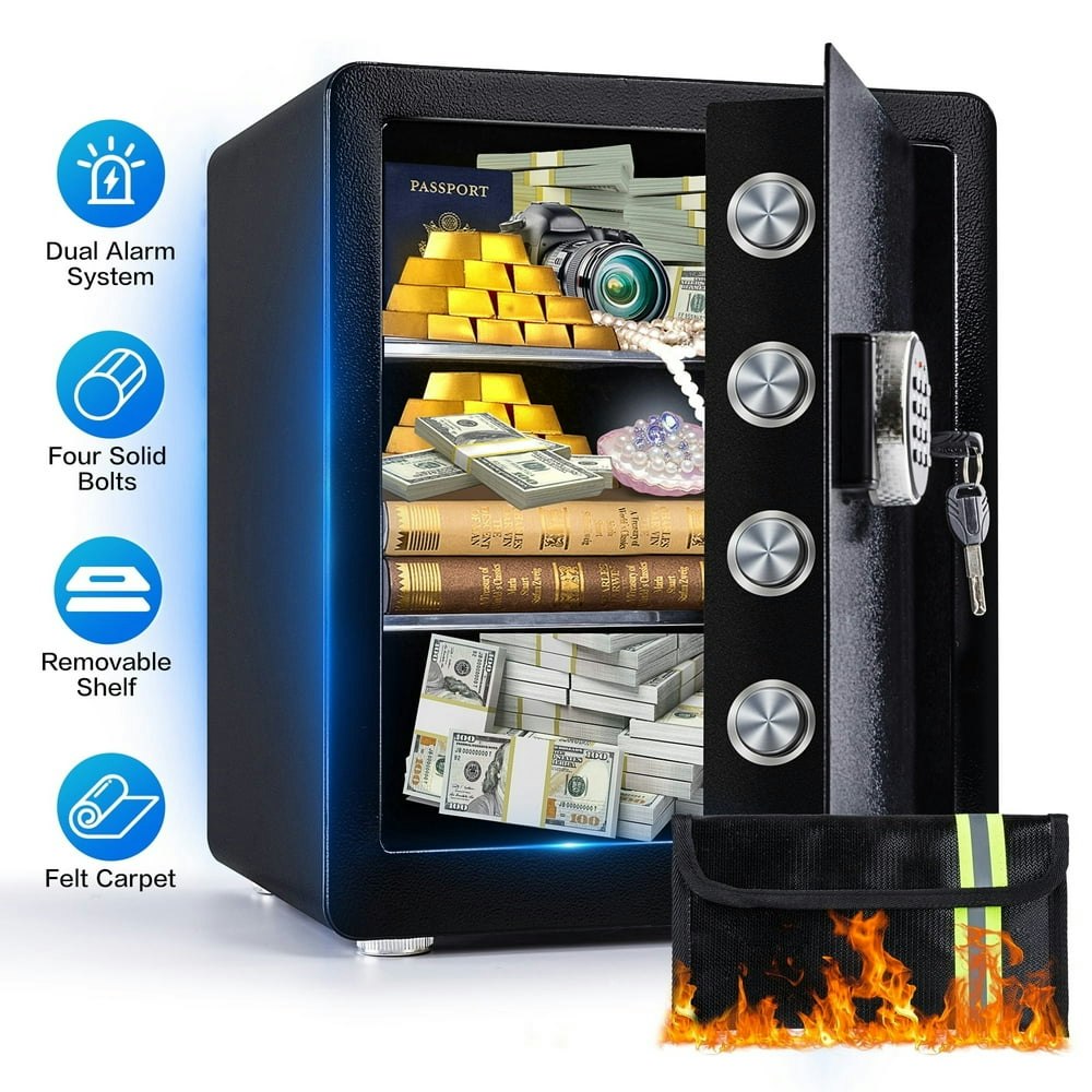 2.0 Cubic Feet Security Safe Box with Digital Keypad: $104.56