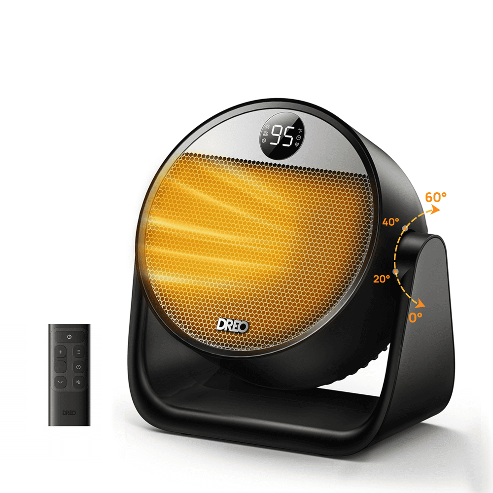 Dreo 1,500W Space Heater with Thermostat and Remote: $40.99