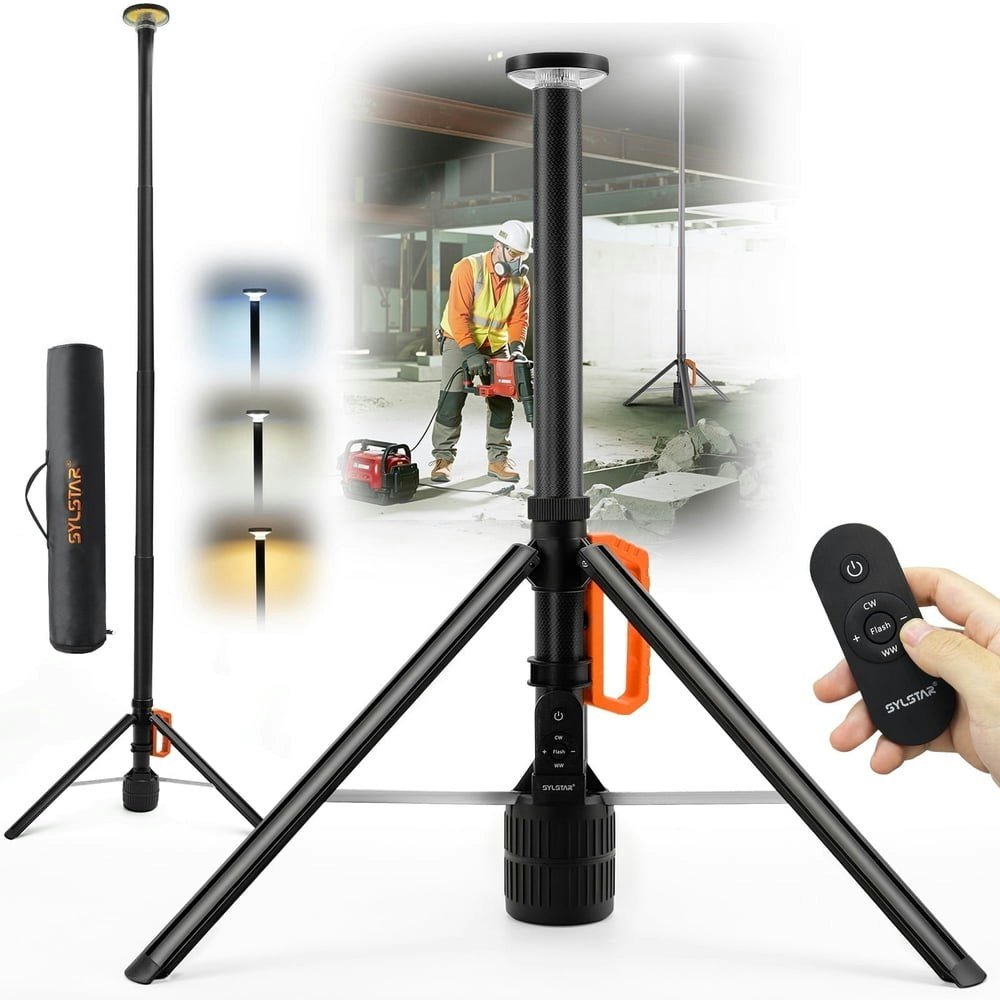 SideKing 360 Rechargeable Camping Light with Remote and Tripod Stand 8.4-Foot 3,000-Lumen LED Work Light 6,000mAh Battery: $68.97 SideKing 360 Rechargeable Camping Light with Remote and Tripod Stand 8.4-Foot 3,000-Lumen LED Work Light 6,000mAh Battery: $68.97