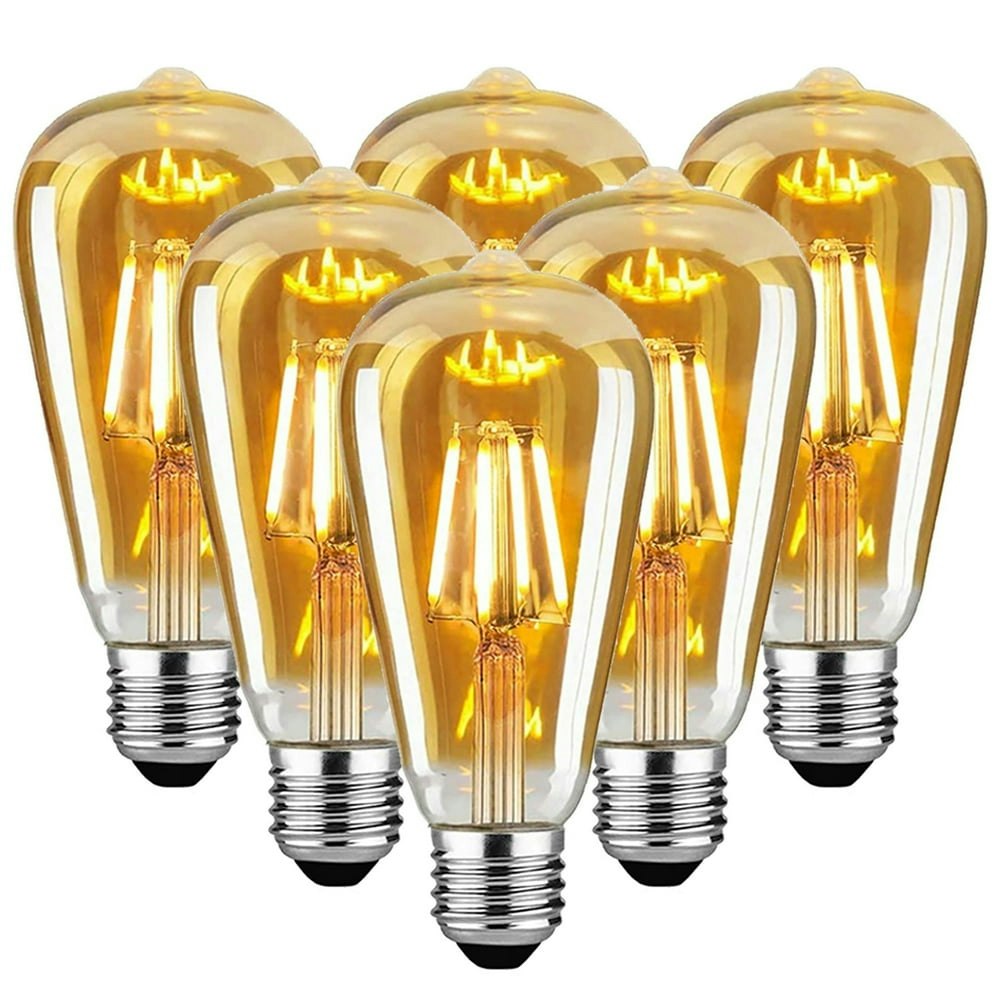 Roomrite ST19 LED Vintage Edison Light Bulb 6-Pack: $19.79 Roomrite ST19 LED Vintage Edison Light Bulb 6-Pack: $19.79