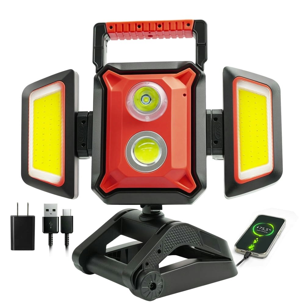Rechargeable 40W 4,000LM LED Work Light with Magnetic Clamp: $20.97 Rechargeable 40W 4,000LM LED Work Light with Magnetic Clamp: $20.97