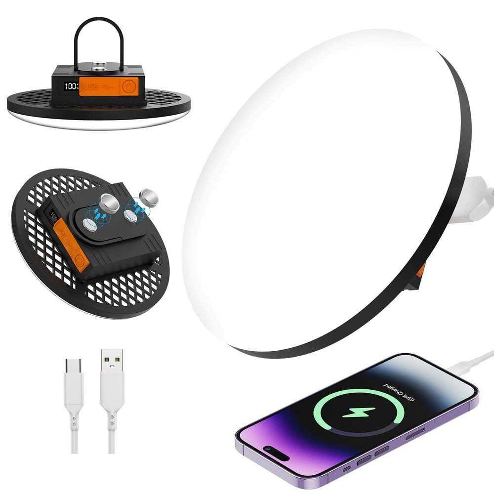 Rechargeable LED Camping Lantern 8800mAh: $18.69 Rechargeable LED Camping Lantern 8800mAh: $18.69