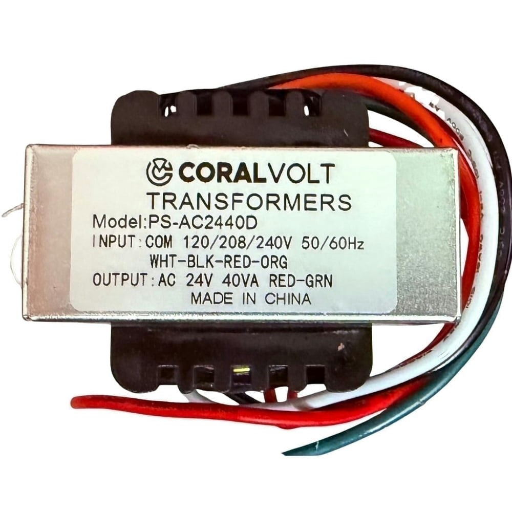 Coralvolt 24V 40VA HVAC Transformer 1-Pack: $16.02