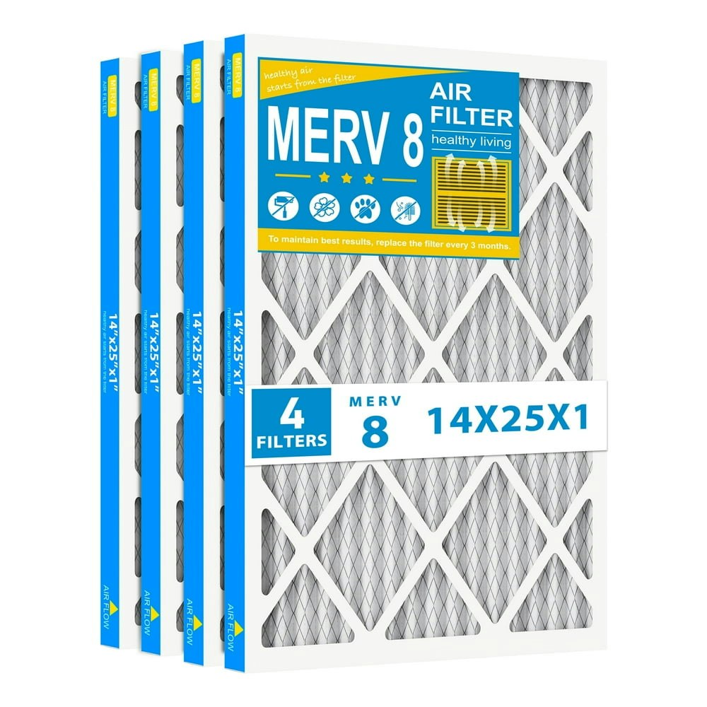 AMI Parts 14x25x1 MERV 8 Pleated HVAC Furnace Air Filter: $28.79 AMI Parts 14x25x1 MERV 8 Pleated HVAC Furnace Air Filter: $28.79