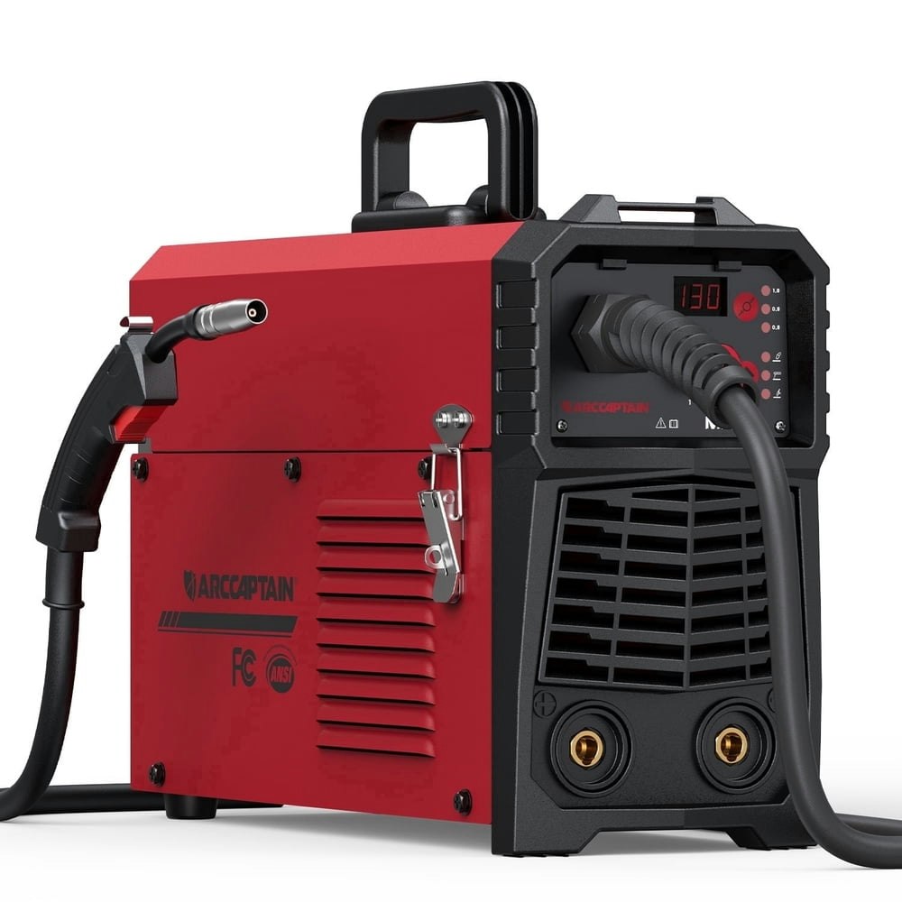 Arccaptain 130A 3-in-1 MIG Welder Lift TIG Stick 110V Flux Core Welder: $98.99