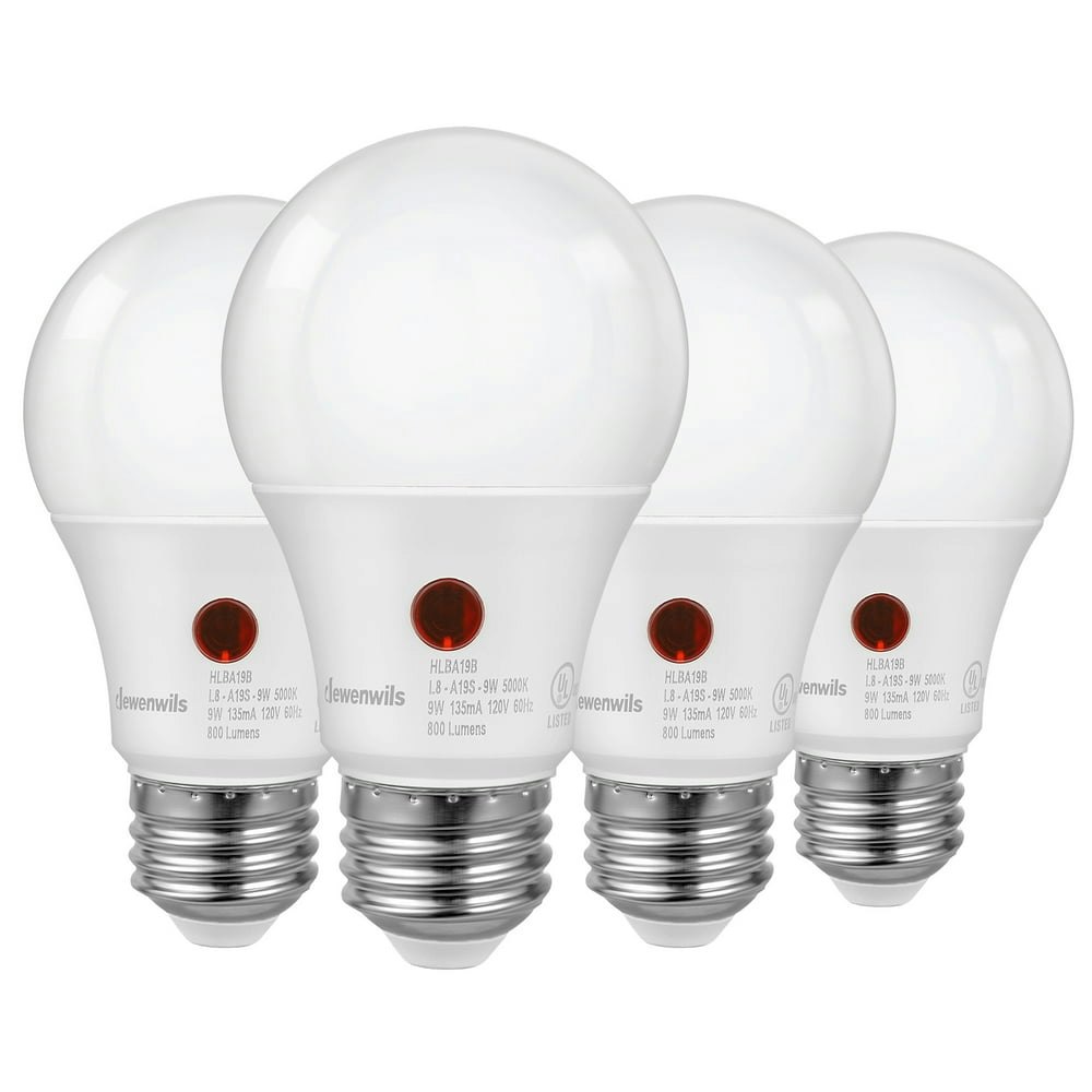 Dewenwils Dusk to Dawn LED Outdoor Light Bulbs 4-Pack: $12.59 Dewenwils Dusk to Dawn LED Outdoor Light Bulbs 4-Pack: $12.59