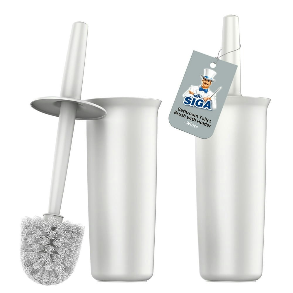 MR.SIGA Toilet Bowl Brush and Holder 2-Pack: $16.18 MR.SIGA Toilet Bowl Brush and Holder 2-Pack: $16.18