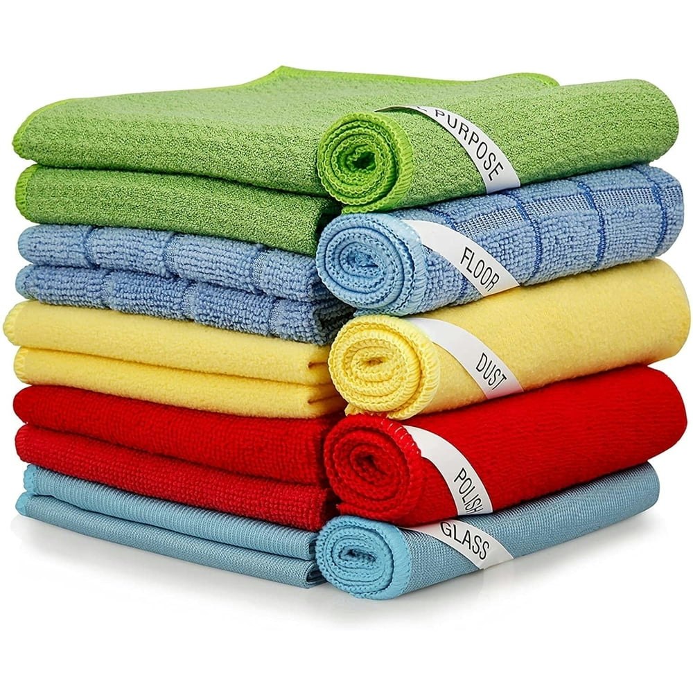 Sugarday Microfiber Cleaning Cloths 15-Pack: $10.69 Sugarday Microfiber Cleaning Cloths 15-Pack: $10.69