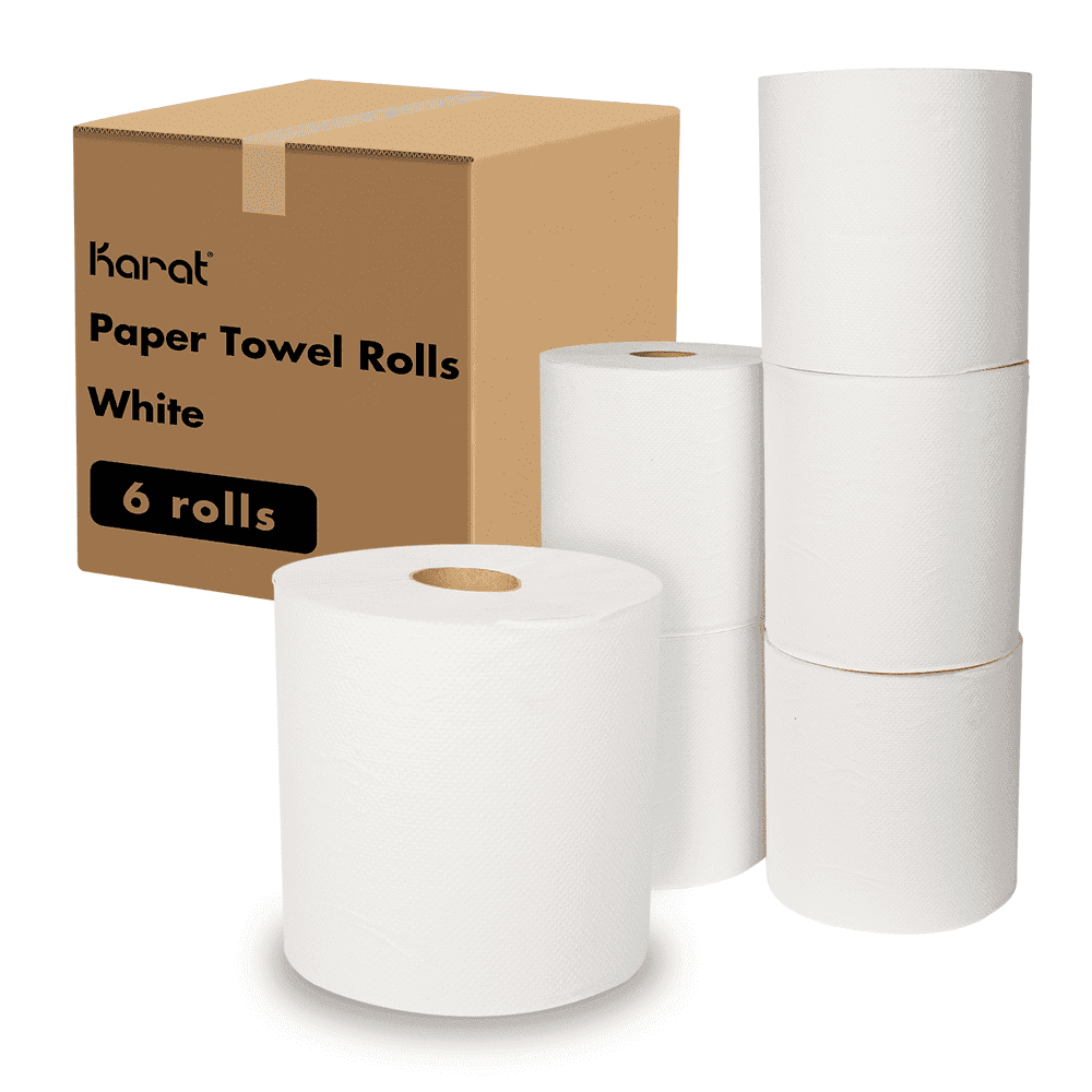 Karat Paper Towel Rolls Case of 6: $32.64 Karat Paper Towel Rolls Case of 6: $32.64